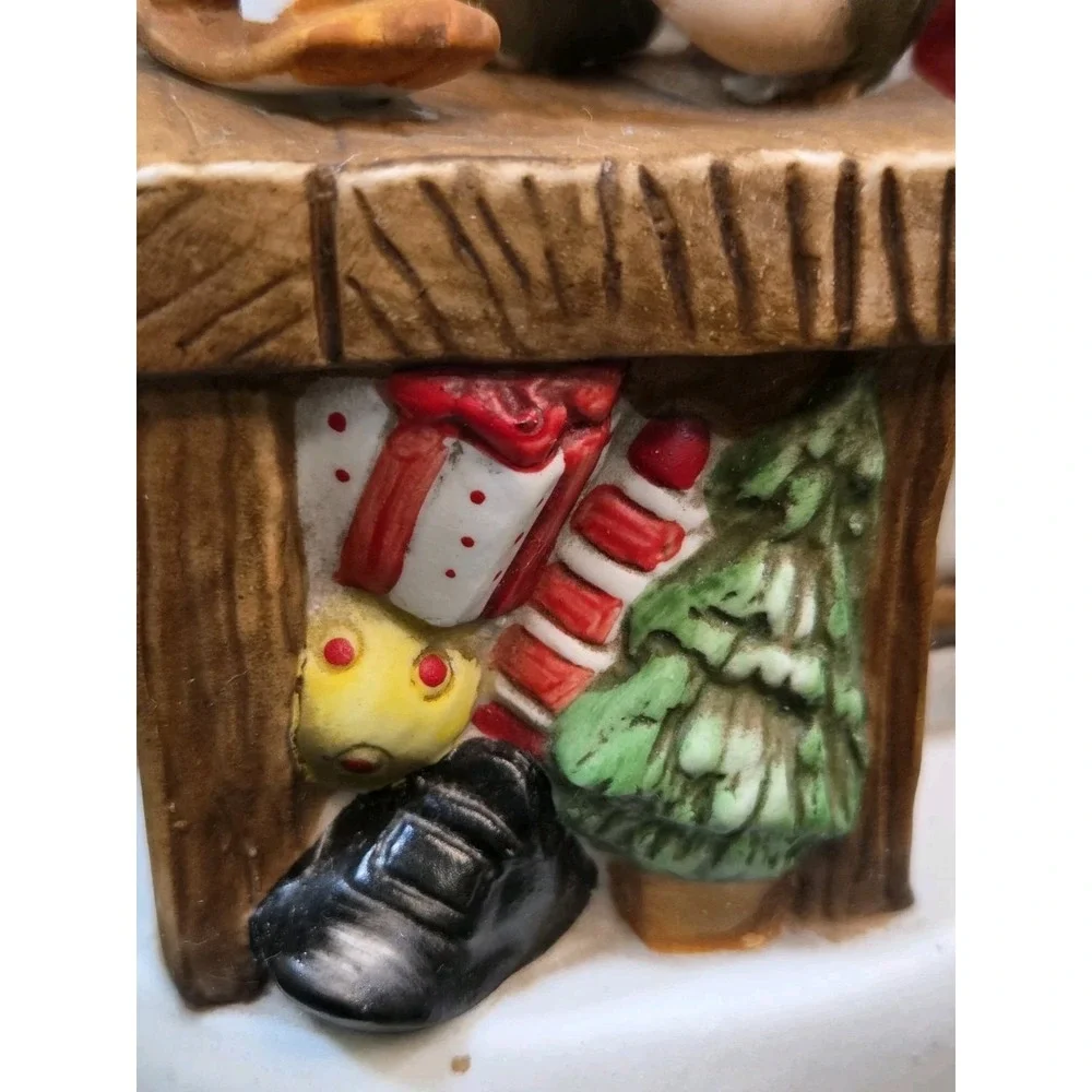 VtG Enesco Christmas Santa Claus Shoppe Musical Cantique De Noel 1985‎ Working
